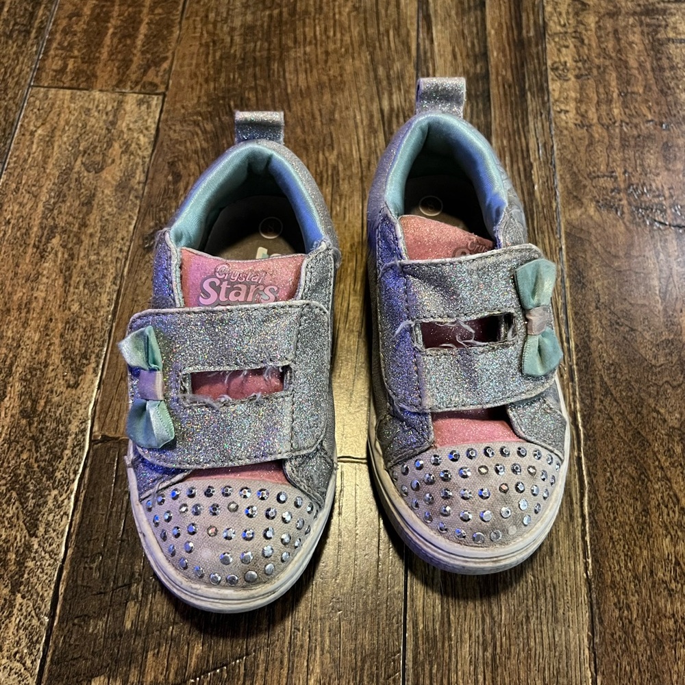 Kids Sneakers - Crystal Stars Skechers